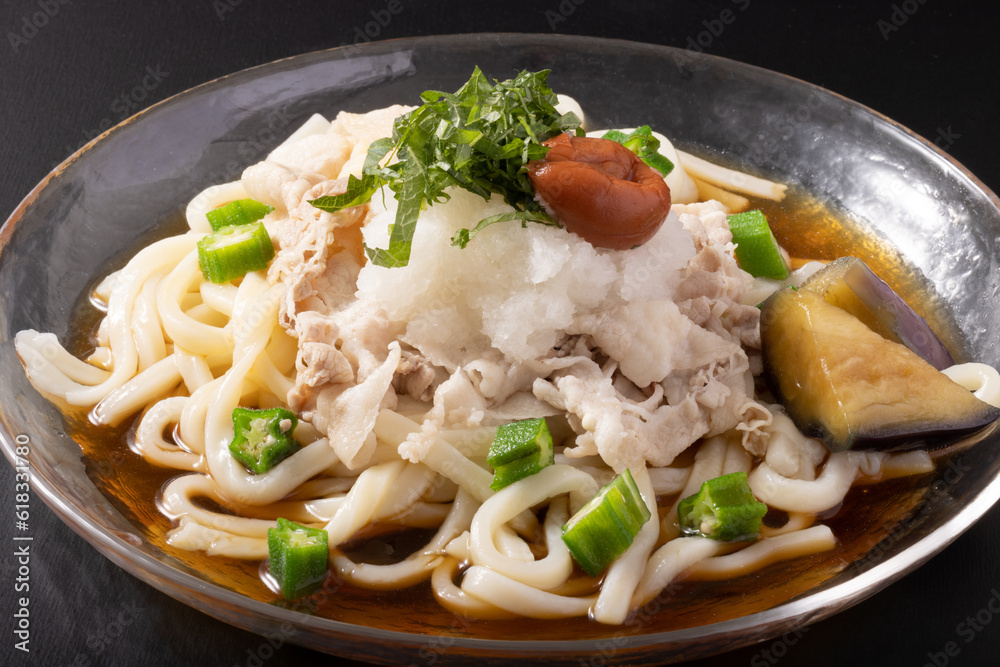 梅おろし豚しゃぶ冷やしうどん 梅おろし豚しゃぶ冷やしうどん