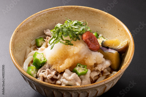 梅おろし豚しゃぶ冷やしうどん