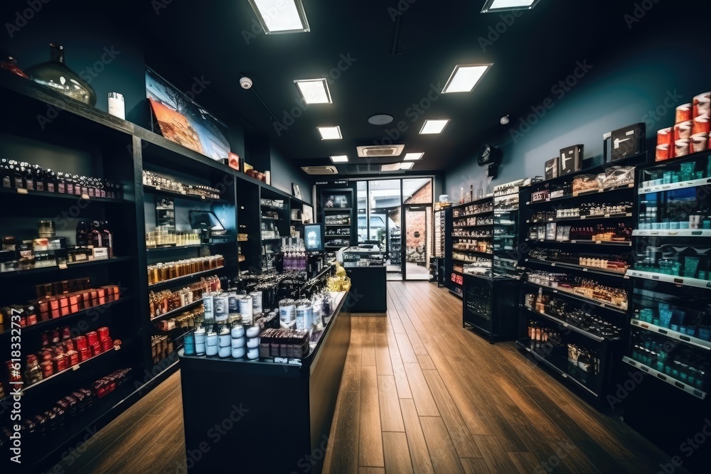 photo of inside empty makeup shop Photography AI Generated photo of inside empty makeup shop Photography AI Generated