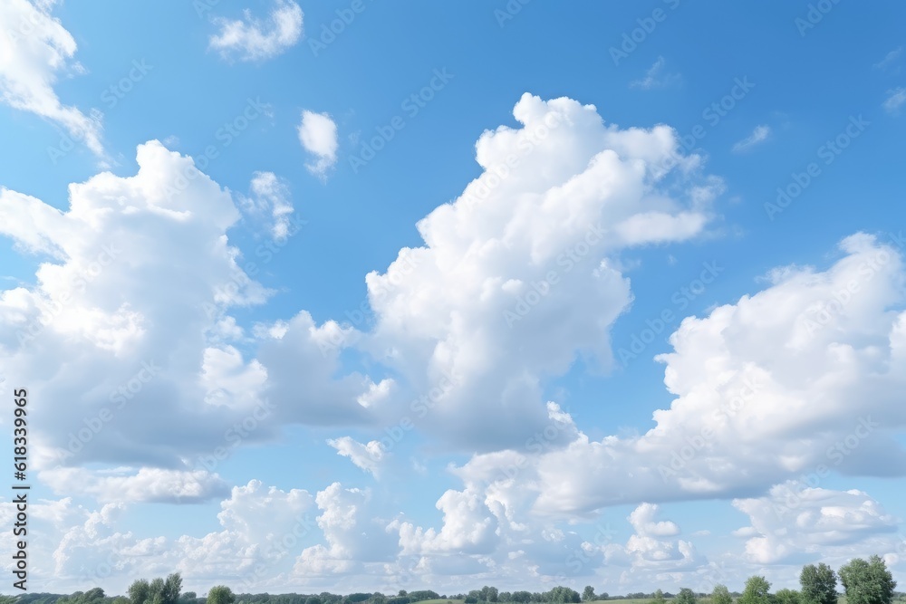 beautiful sky and clouds photoraphy Generated AI