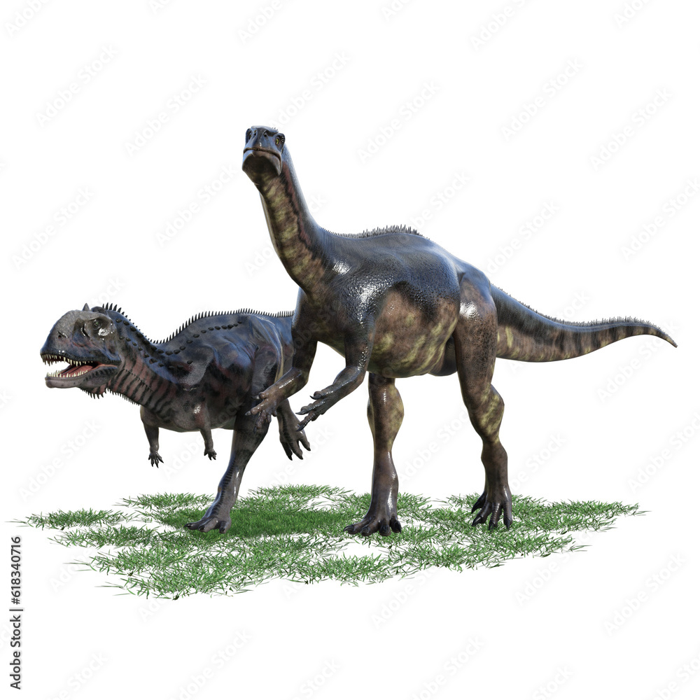 Fototapeta premium Dinosaur creature isolated 3d