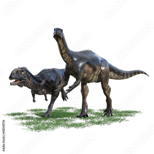 Dinosaur creature isolated 3d