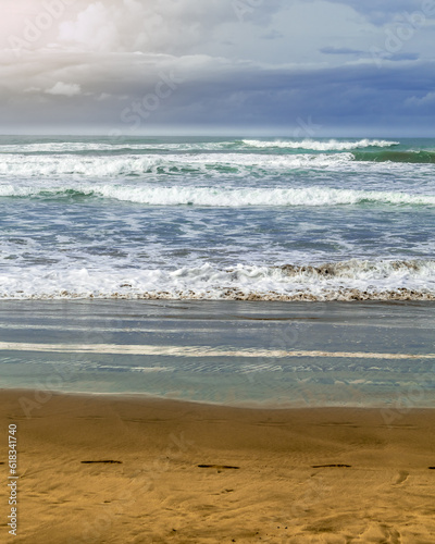 waves on the beach