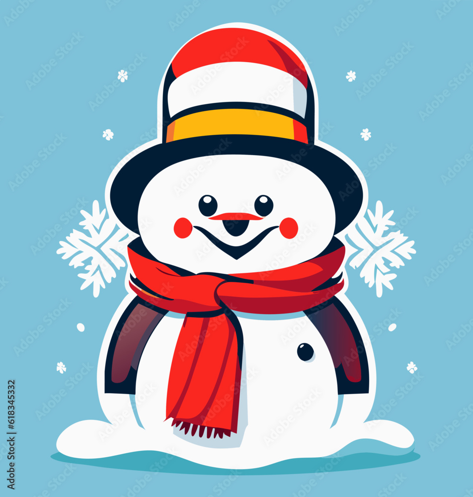 cute snow cartoon