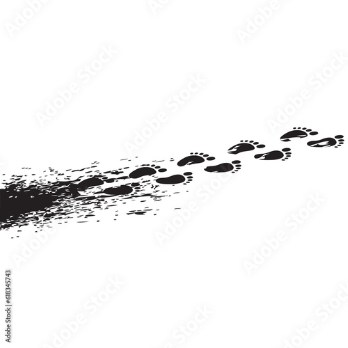 Dirty footprints
