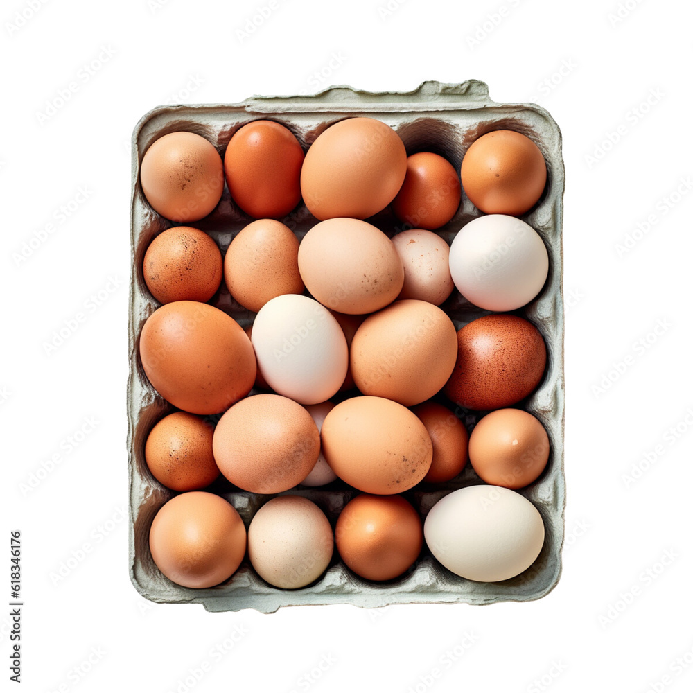 package of eggs in storage from a farm isolated on transparent background package of eggs in storage from a farm isolated on transparent background