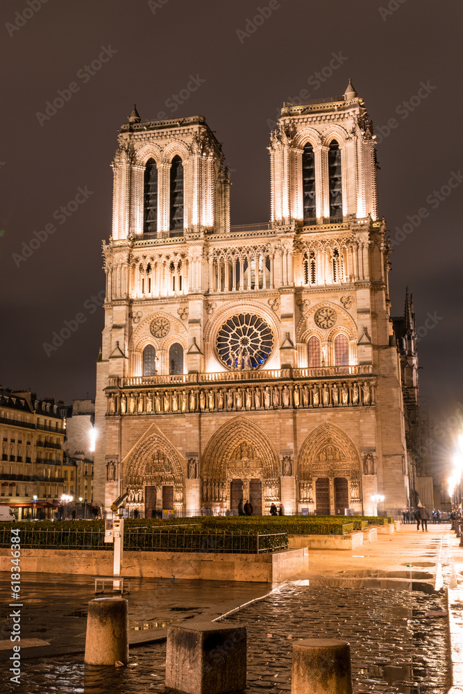 Fototapeta premium Notre Dame de Paris cathedral, France