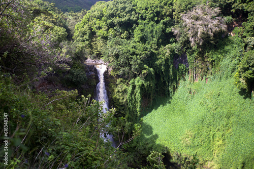 Beautiful waterfalls in the island of Hawaii, Maui