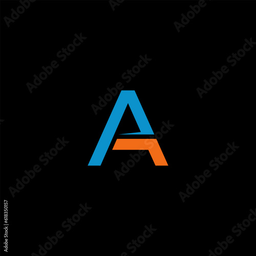 Free Download Letter A logo, Letter A line logo design	 - GFXLoad