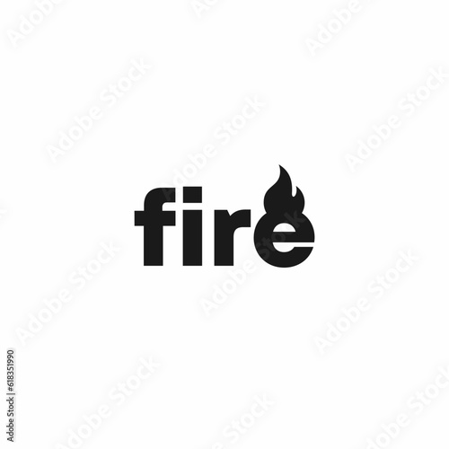 fire logo design, logotype and vector logo