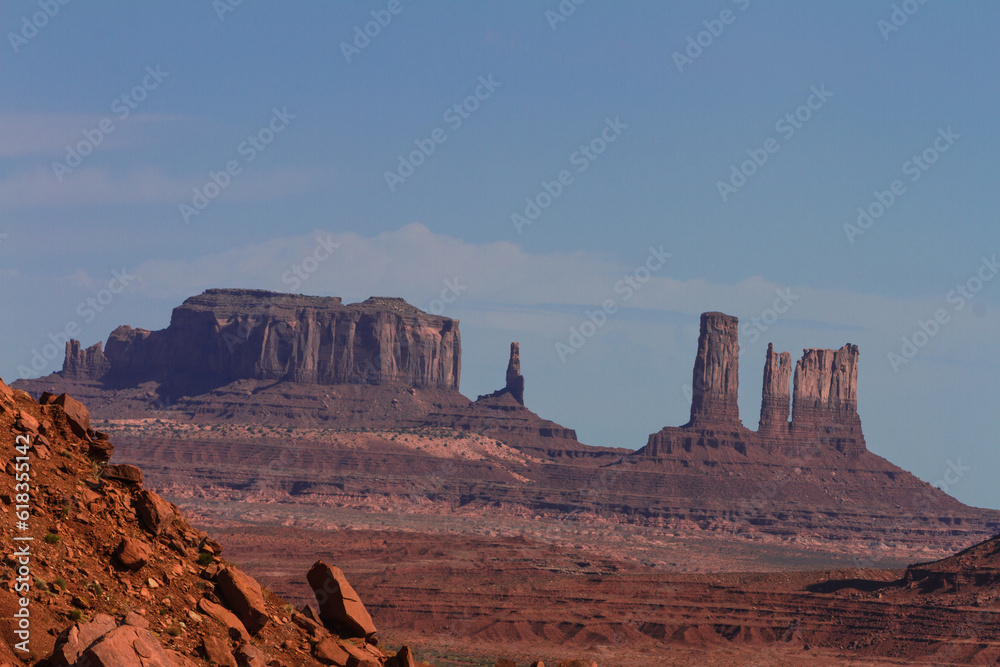 Monument Valley National Park of the Navajo lands in Arizona