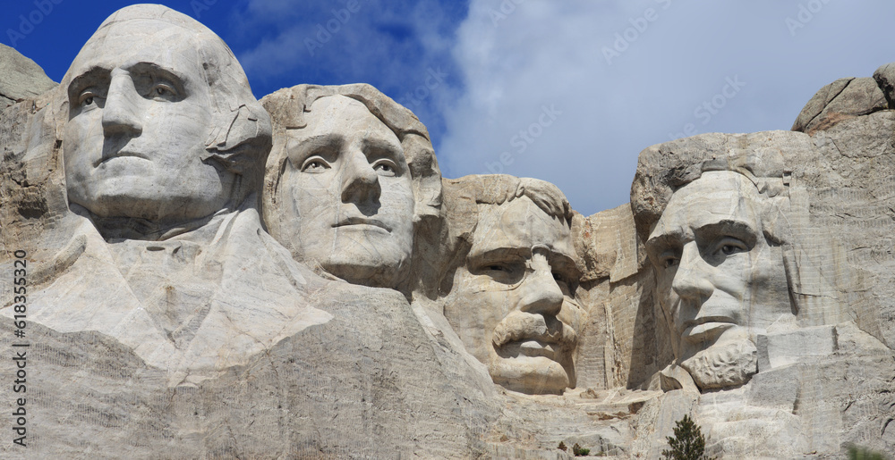 The four presidents at Mount Rushmore National Park in South Dakota 