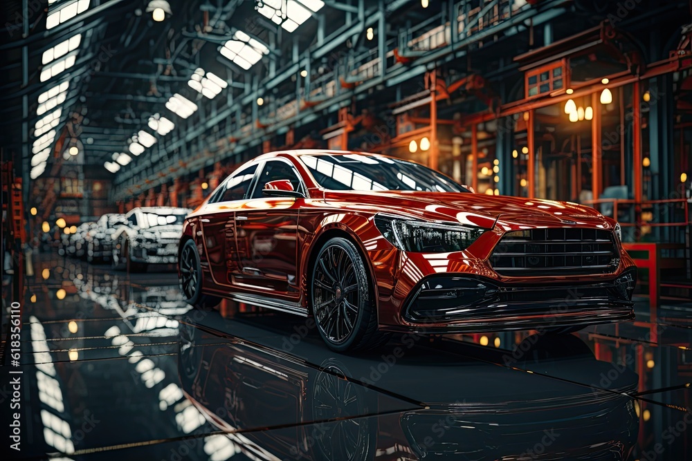 Car service. Car in workshop. Auto repair. Automotive industry Car service. Car in workshop. Auto repair. Automotive industry