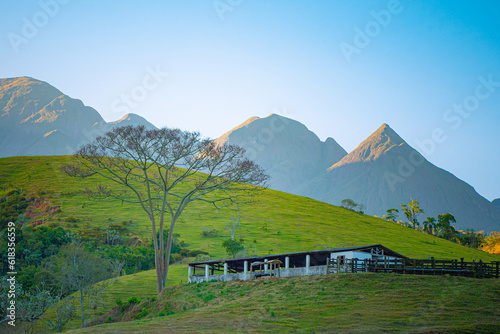 Stable of a farm at the foot of the Serra da Mantiqueira, in the interior of São Paulo.
