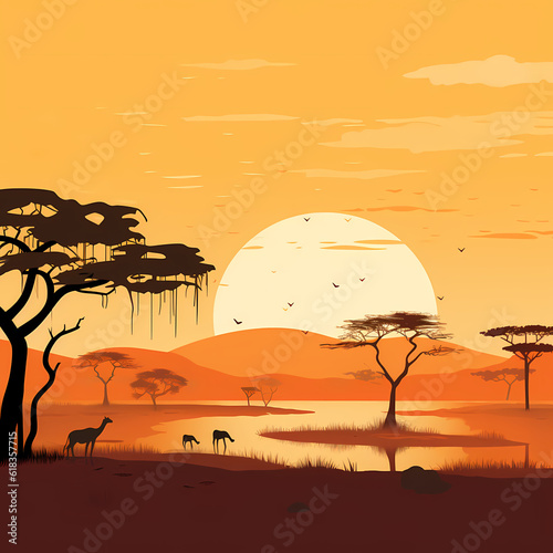 Savanah Africa Wallpaper