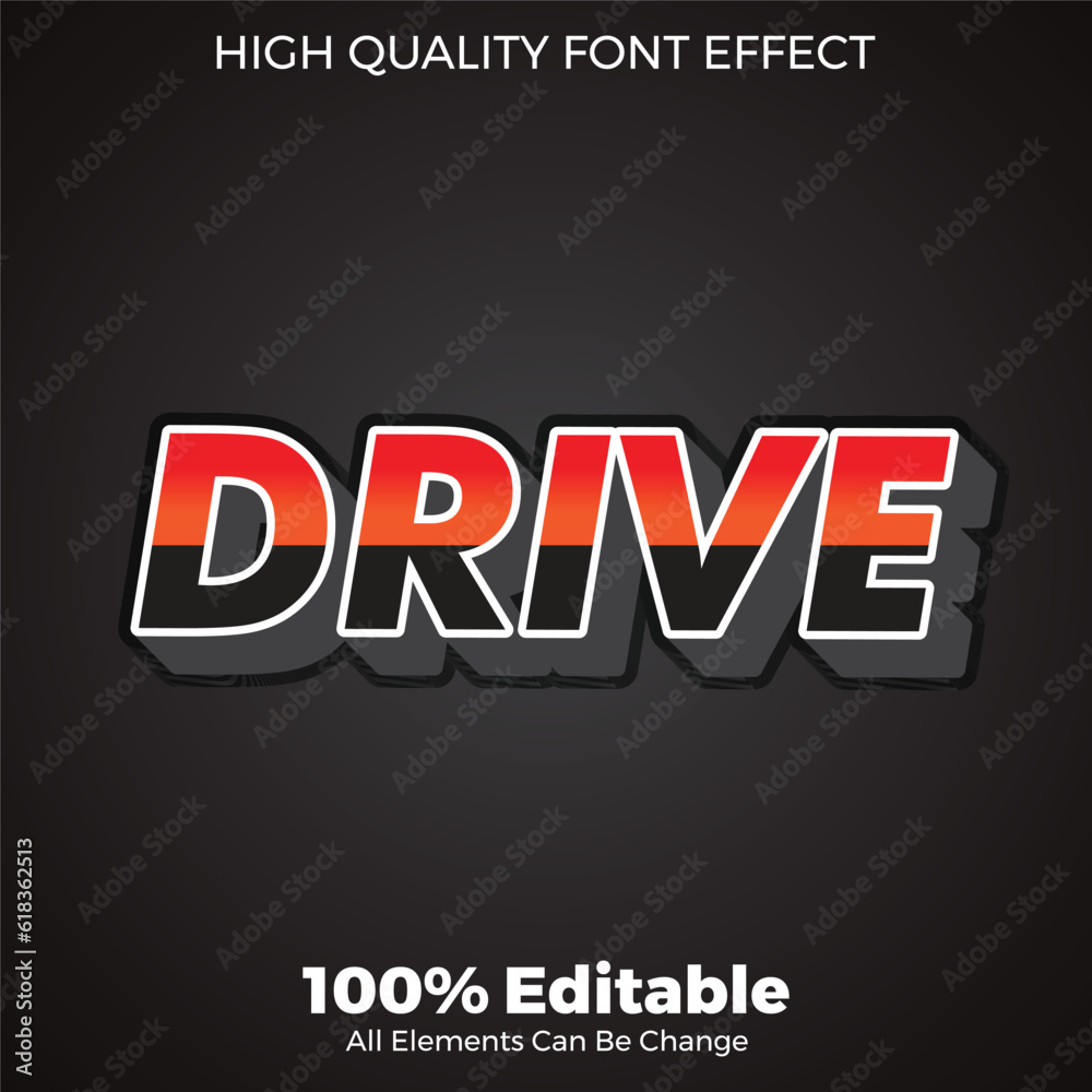 modern 3d text style editable font effect modern 3d text style editable font effect