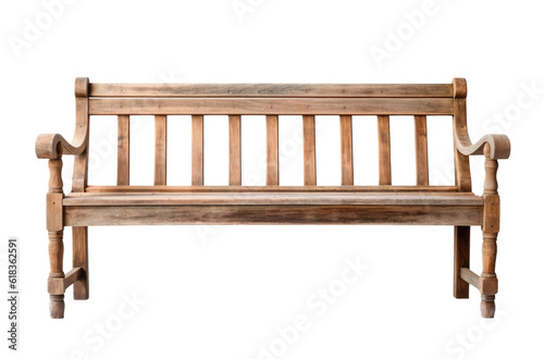Wallpaper Mural Wooden bench isolated on transparent background, Generative AI Torontodigital.ca