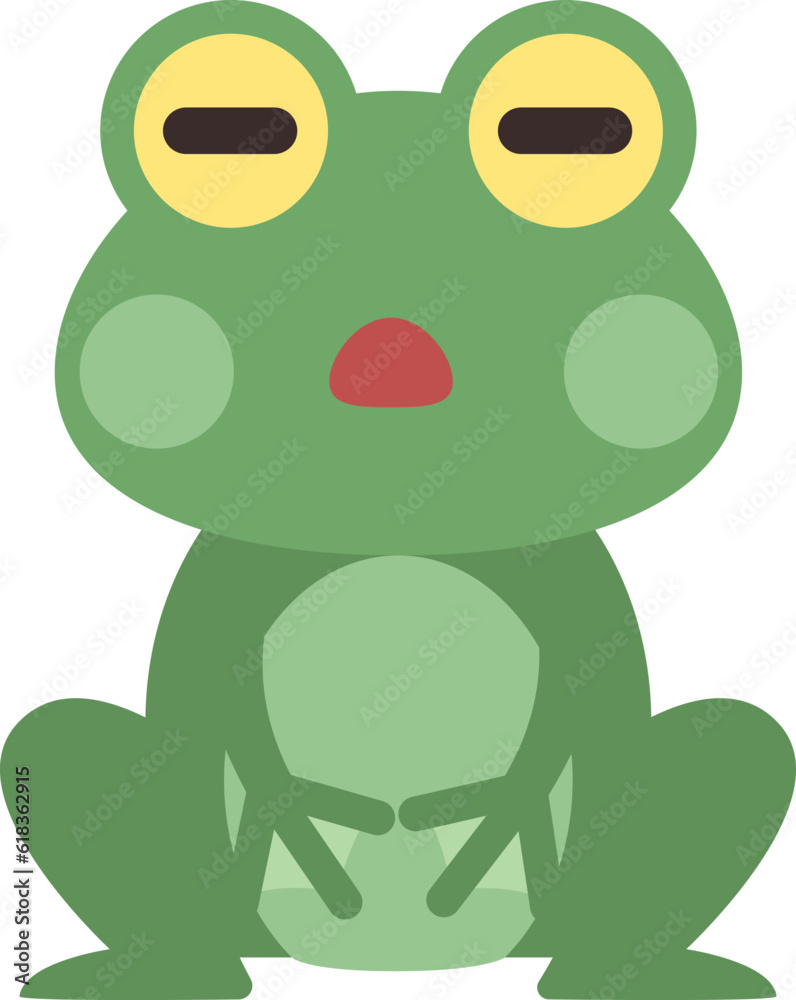 Obraz premium 개구리 캐릭터