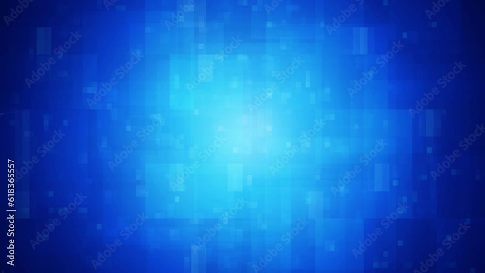 Abstract futuristic pixelated blue background 4k digital animation Abstract futuristic pixelated blue background 4k digital animation