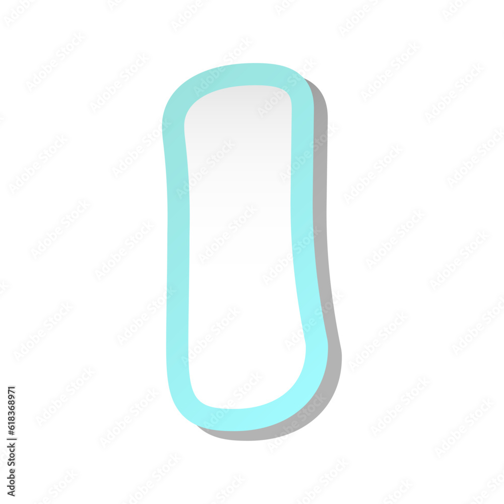 Letter I isolated on white background. Vector illustration Letter I isolated on white background. Vector illustration