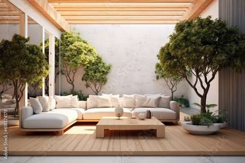 realistic garden on the terrace design ideas photography