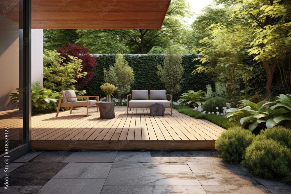 realistic garden on the terrace design ideas photography
