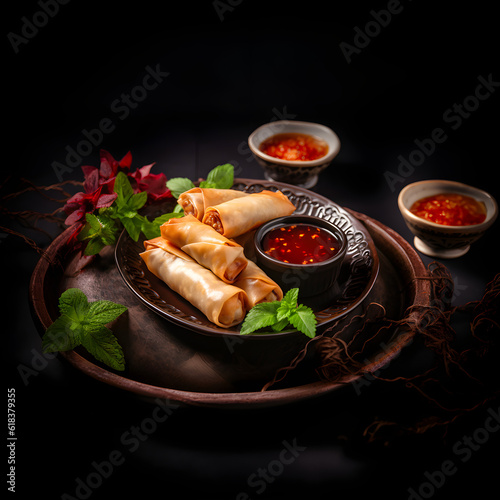 Poh Pia Tod, Thai Spring Rolls photo