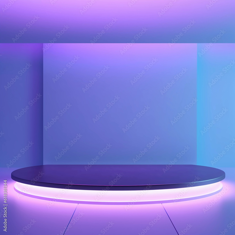 Abstract technology background, Minimalistic purple, architectural background and podium, modern design for poster, cover, branding, product showcase, AI generated. Abstract technology background, Minimalistic purple, architectural background and podium, modern design for poster, cover, branding, product showcase, AI generated.