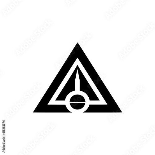 simple abstract sect cult believe logo vector illustration template design