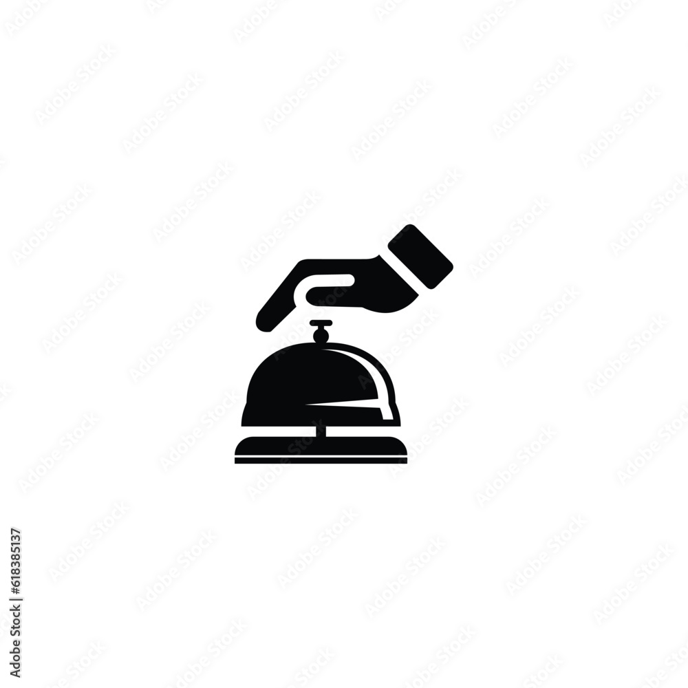 Hotel bell icon vector design trendy Hotel bell icon vector design trendy