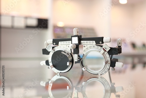 old camera with lens