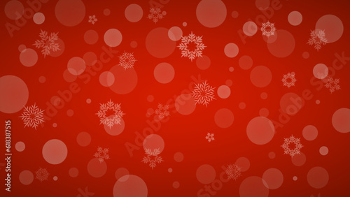キラキラした雪の赤いクリスマス風のベクター背景画像