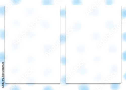 Grid with translucent margins over brush touch images with green dot smudge effects.

This is an A3 size image suitable for use as a design editing background.