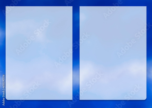 Grid with translucent margins over brush touch images with blue smudge effects.

This is an A3 size image suitable for use as a design editing background.