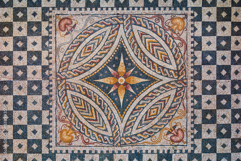 Fototapeta Ancient bridge in Merida