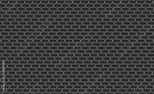 black brick wall texture seamless vector illustration
