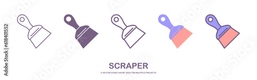 Scraper Icon Logo Vector Symbol