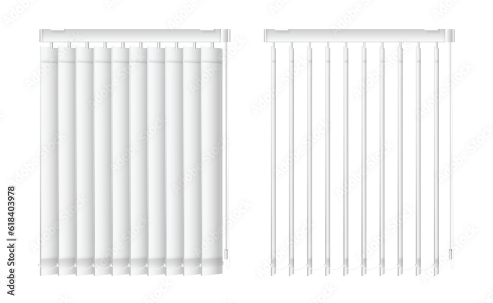 Realistic Window Blinds Set Realistic Window Blinds Set