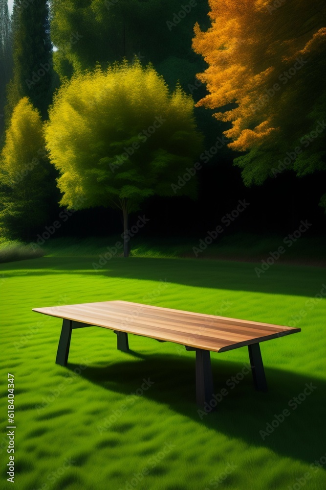 Fototapeta premium table in the park