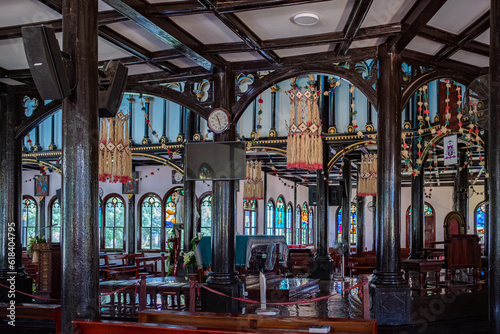 Tnus Lochao Wood Cathedral Kon Tum Mang Den Vietnam Architecture
