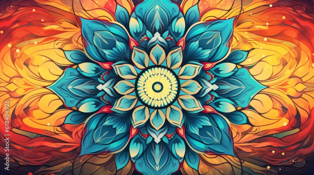An intricately designed mandala pattern, representing balance, spirituality, and inner peace | generative ai An intricately designed mandala pattern, representing balance, spirituality, and inner peace | generative ai
