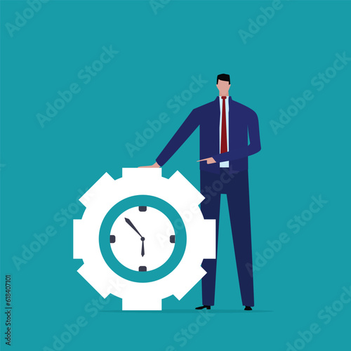 Protection with business settings financial crisis, policy, help company and business to survive, businessman leadership concept helps push down bar graph in economic collapse