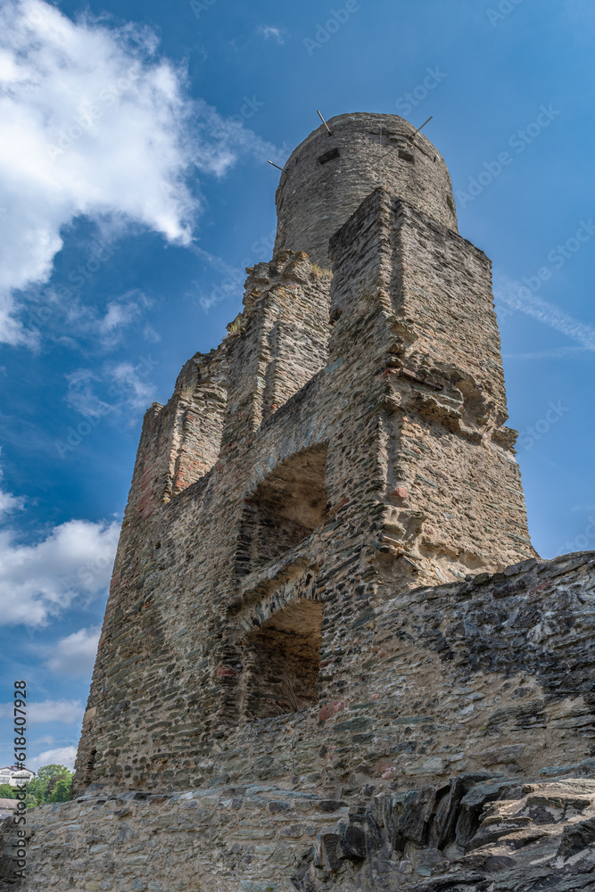The ruins of Eppstein Castle, Hessen, Germany