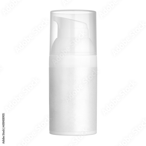 Foto Luxury airless vacuum bottle, pump jar container with dispenser for cosmetic packaging