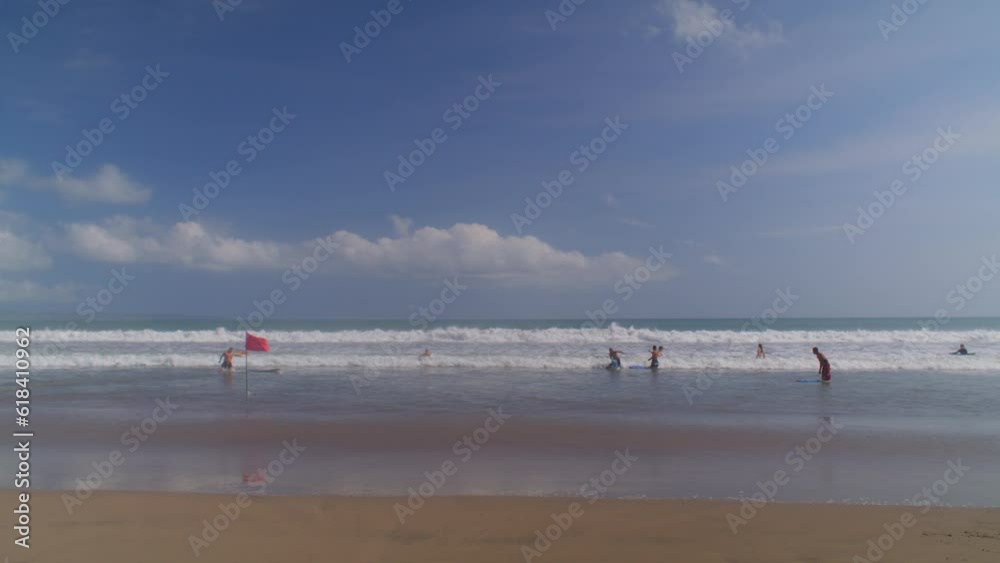 People Walking on Tropical Beach People Walking on Tropical Beach