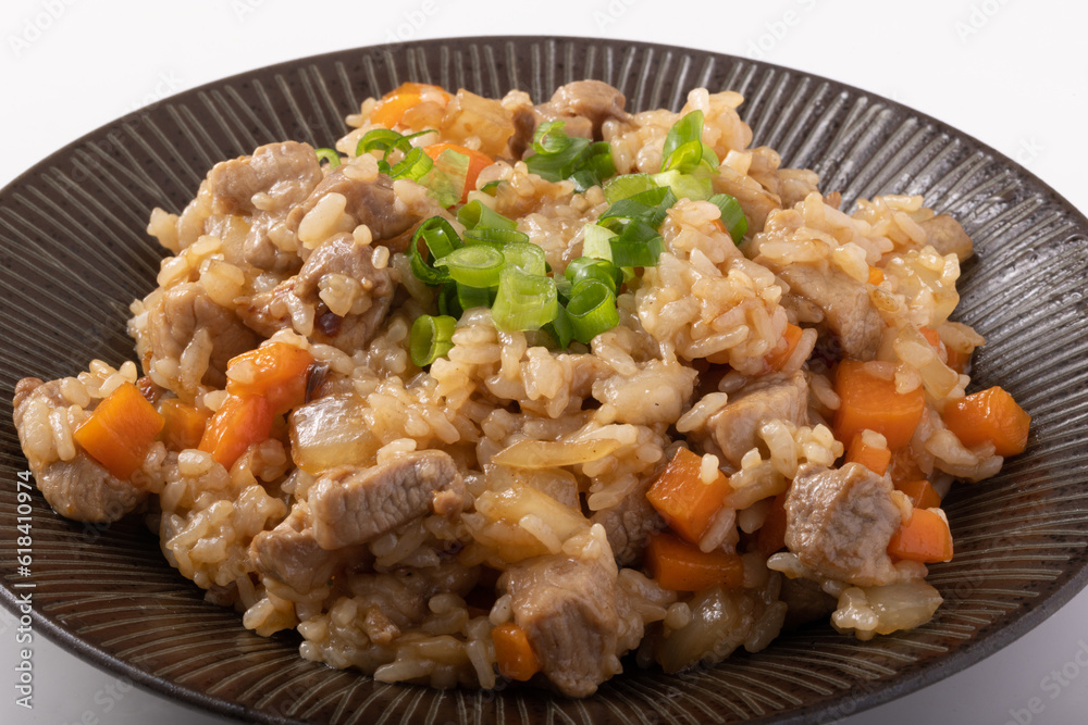 豚肉のガーリックライス 豚肉のガーリックライス