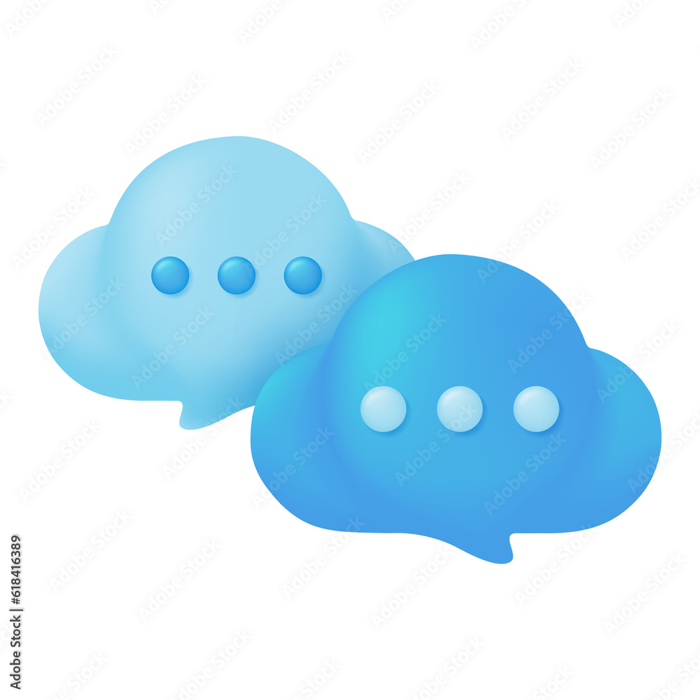 3d text box. Speech bubble dialog dialogue. questions and answers 3d text box. Speech bubble dialog dialogue. questions and answers