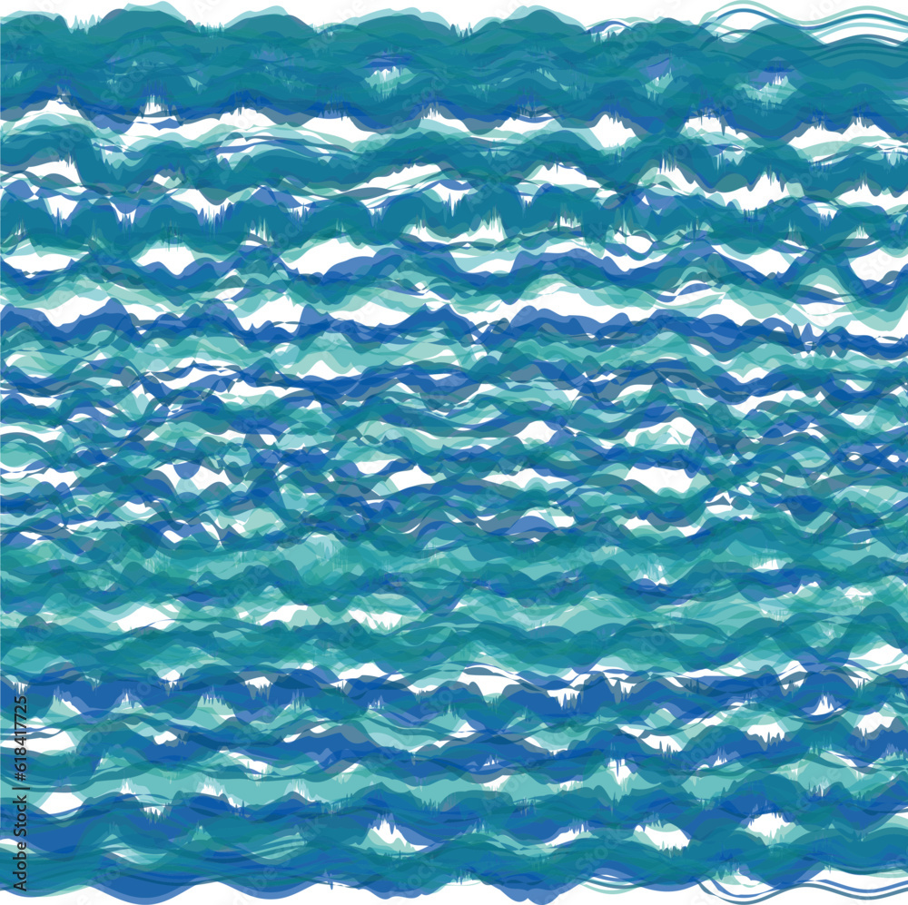 Fototapeta premium seamless pattern with sea or ocean waves