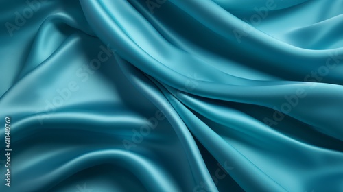 Silk Unfurled, Abstract Background with Luxurious Wavy Folds of Satin Velvet Material, generative ai.