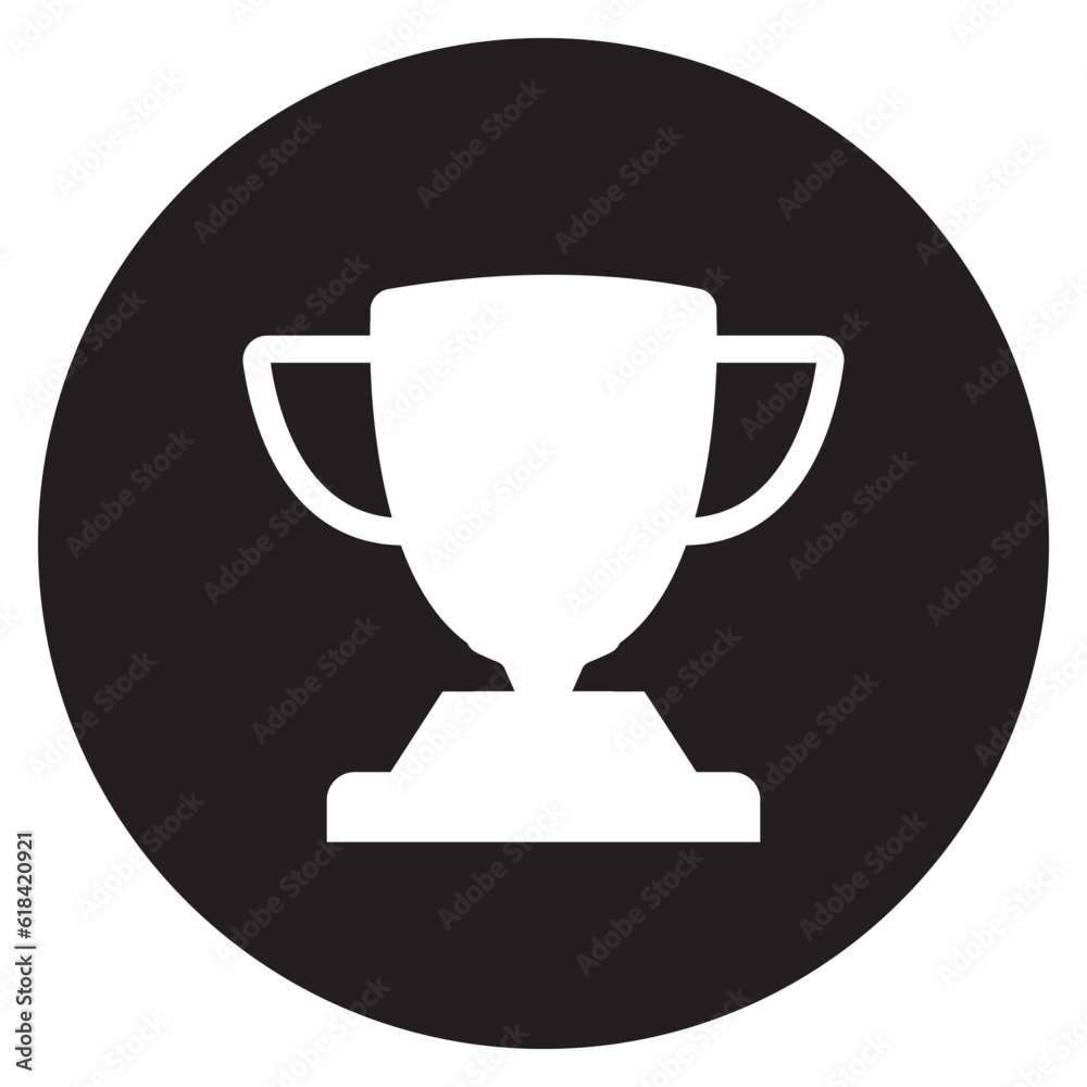 trophy icon, award vector
